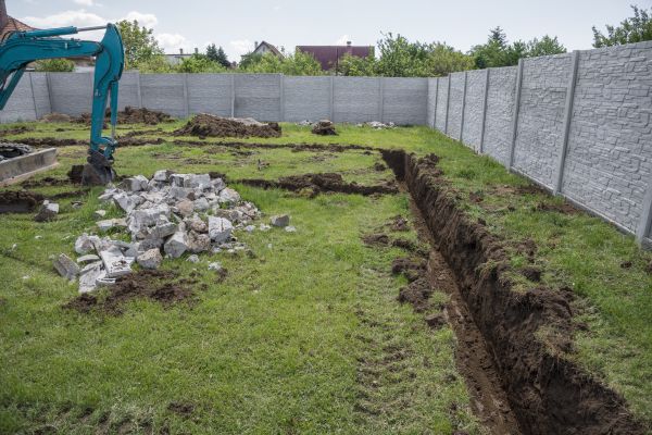 Cost of Yard Trenching in Ellijay