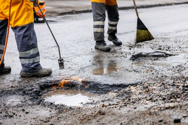 Gravel Pothole Repair in Ellijay